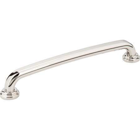 JEFFREY ALEXANDER 160 mm Center-to-Center Polished Nickel Bremen 1 Cabinet Pull 527-160NI